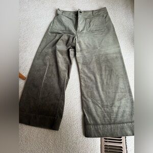 Olive greenn Anthropologie Corduroy Jeans